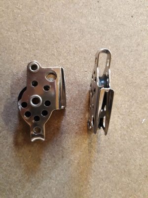 Poulie simple taquet 09.61 Viadana