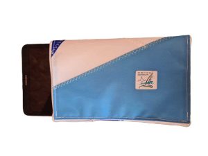 Housse Tablette Tissu voile recyclé Blanc-Ciel
