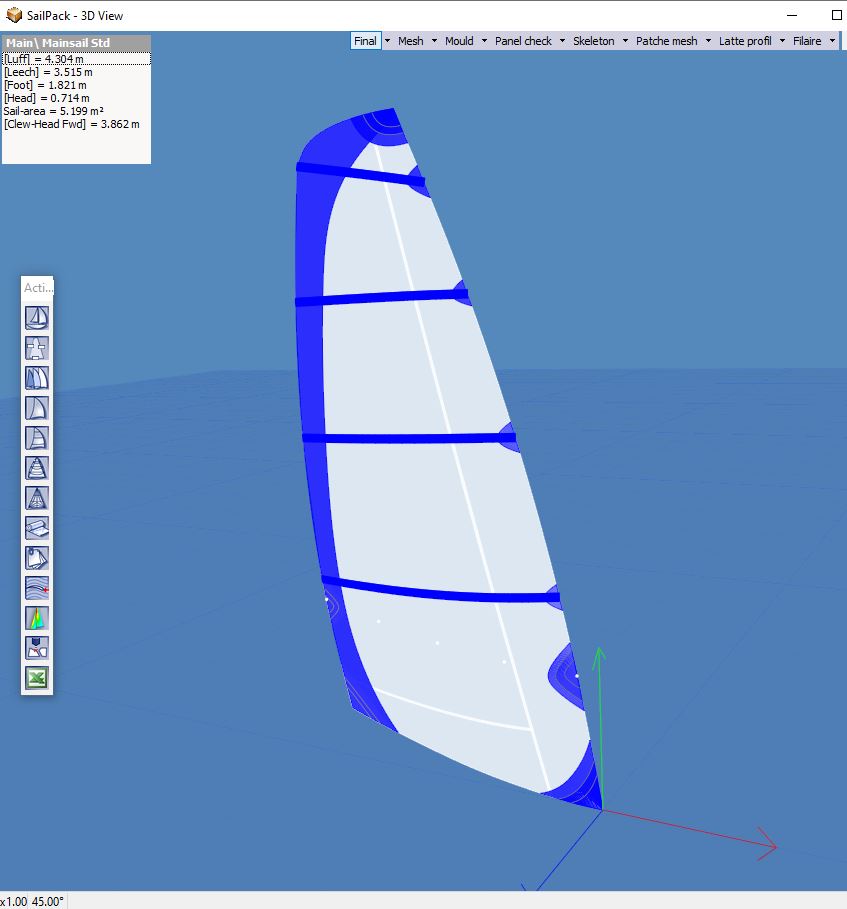 Voiles « Char à voile » KWind ATELIER/VOILERIE