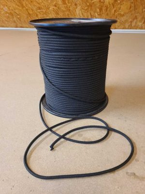 Cordage 6mm polypropylène noir