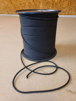 Cordage 6mm polypropylène noir