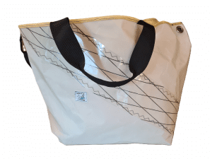 Grand Sac Plage Tissu Voile Recyclé