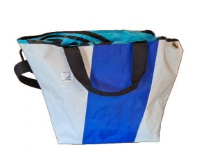 Grand Sac Plage Tissu Voile Recyclé